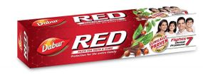 Зубна паста червона Ред Дабур, 100 г, зубна паста з перцем червона, Red Paste Dabur