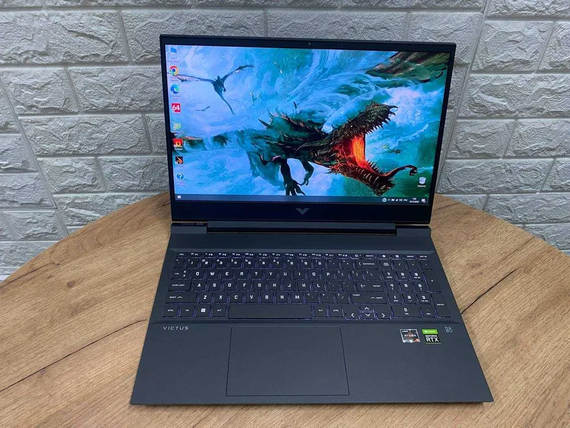 Ноутбук HP Victus 16-e0010nr 16.1"FHD/IPS/Ryzen 5 5600H/8Gb/SSD512/RTX3050-4Gb