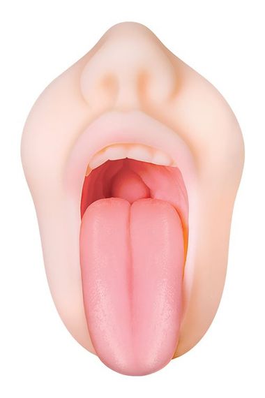 Мастурбатор рот Zero Tolerance з язиком, 16.5 см sexstyle | Зображення 3