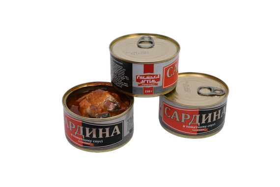 Сардина в томатном соусе Рыбацкая Артель 230 г | Зображення 2