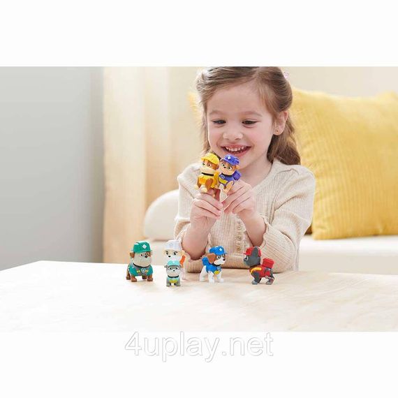 Ігровий набір Rubble and Crew Будівельна команда Кремез, Мікс, Викрут, Заряд, Мотор, тітка Лебідка, дідусь Гравій | Зображення 7