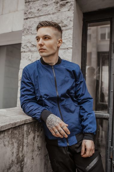 Бомбер синій | Зображення 2