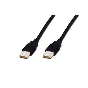 Кабель ASSMANN USB 2.0 (AM/AM) 1.8m, black (AK-300100-018-S)
