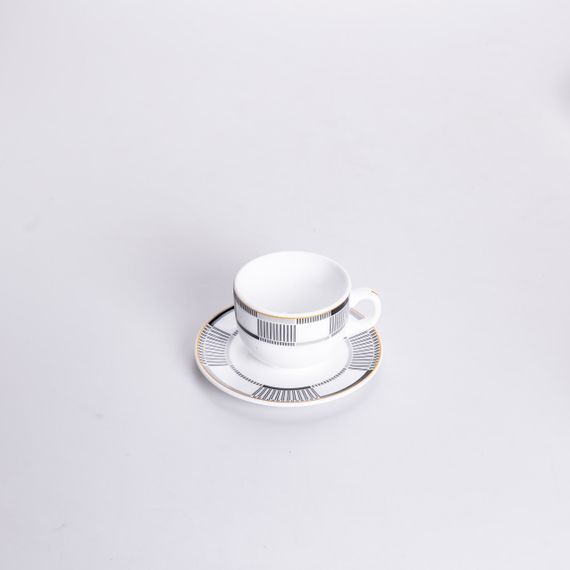 Столовий сервіз з порцеляни Geometry на 6 осіб 32 предмети HP-HK-6 | Зображення 6