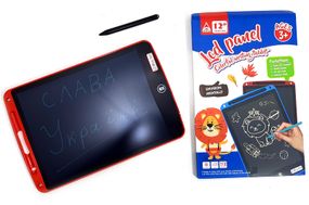 Планшет для малювання 1202 LCD Writing Tablet 12'' монохромний р.28x19x0,8см YG Toys