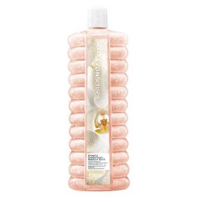 Піна для ванни Avon Senses «Справжня розкіш» 1000 мл — аромат персика, орхідеї та ванілі, кремова піна для релаксу