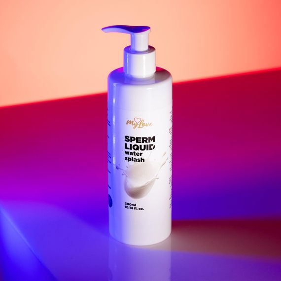 Лубрикант - MyLove Sperm Liquid Water Splash, 300 мл | Зображення 4