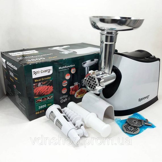 Потужні м'ясорубки побутові, Побутова м'ясорубка для фаршу, Електром'ясорубка для шинковки кухня CS-83 | Зображення 5