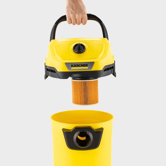Пилосос Karcher  WD 3-18 господарьский, акумуляторний, 17л, 18В, без АКБ и ЗП (1.628-550.0) | Зображення 4