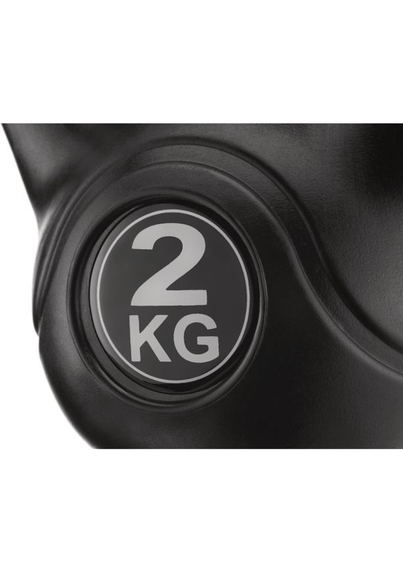 Гиря вінілова Gymtek 2кг чорний | Зображення 3