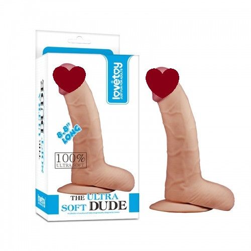 Фалоімітатор - The Ultra Soft Dude 8.8" Sex Aura