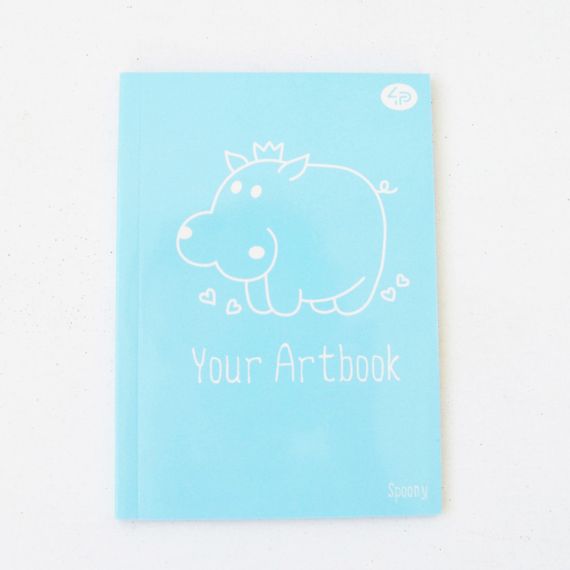 Блокнот 4Profi Artbook "Spoony" hippo 64 арк. формат А5 902712