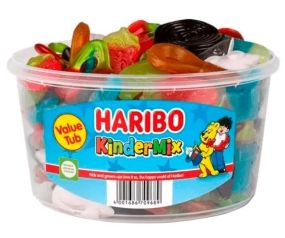 Конфеты желейные ассорти Haribo Kinder Mix 1000г, Германия