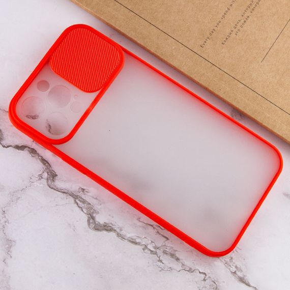 Чохол Camshield mate TPU зі шторкою для камери для Apple iPhone 13 Pro Max (6.7") Червоний | Зображення 4