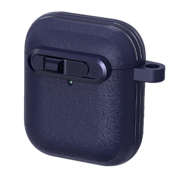 Футляр Frosted для навушників Airpods 1/2 Blue | Зображення 2