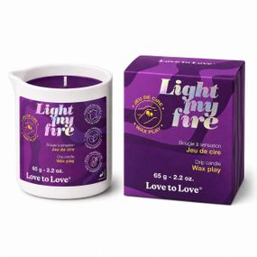 БДСМ-свічка низькотемпературна Love To Love LIGHT MY FIRE - WAX PLAY 65 г Sex Aura