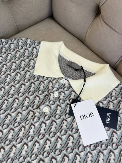 Сорочка поло Dior Oblique чоловіча f728 | Зображення 1