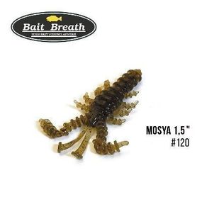 Силиконовая приманка, Съедобный силикон Bait Breath U30 Mosya 1,5" (14 шт.) (#120 Green Pumpkin/Seed)