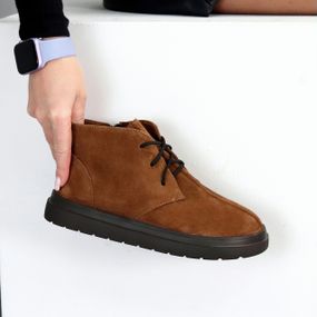Дизайнерські руді черевики дезерти натуральна замша в асортименті 40