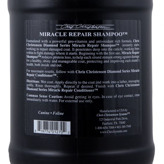 Шампунь Chris Christensen Miracle Repair для собак та котів     3,8л | Зображення 3