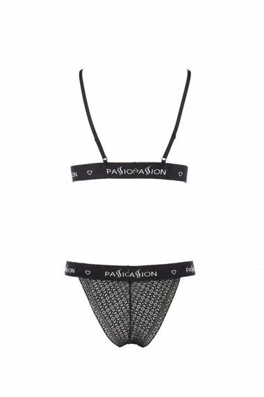 Комплект білизни Passion Exclusive GLAMISS SET S/M, black Sex Aura | Зображення 3