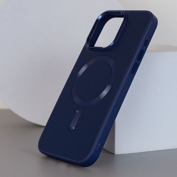 Шкіряний чохол Bonbon Leather Metal Style with MagSafe для Apple iPhone 15 Pro (6.1") | Зображення 2