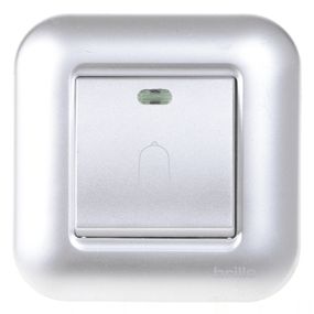Кнопка звонка TB-1VBL Grey