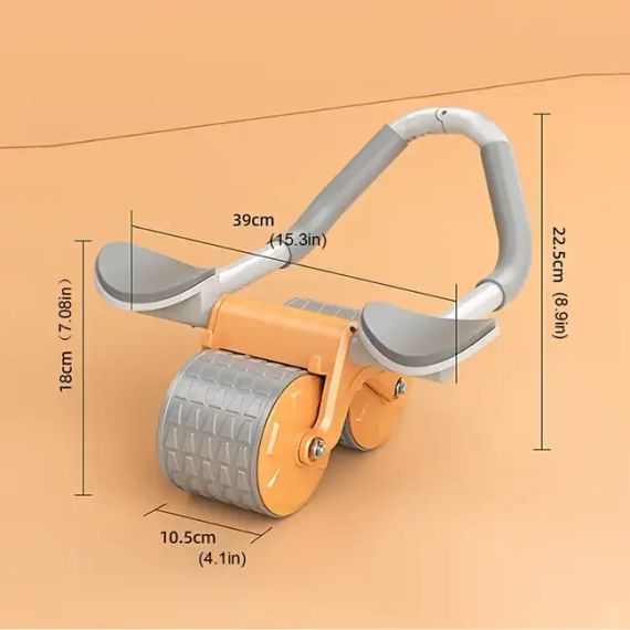 Ролик для преса з поворотним механізмом, Тренажер для преса, Масажер   знижка | Зображення 6