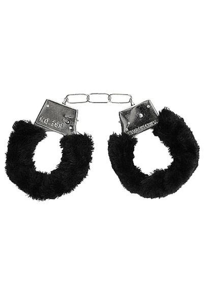 Наручники Beginners Handcuffs Furry - Black Sex Aura | Зображення 2