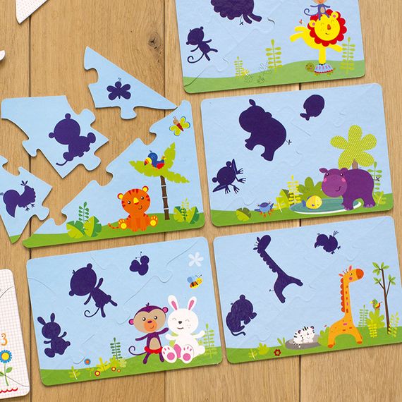 Дитячі навчальні пазли. Вивчаємо світ звірят 13203006 укр. мовою | Зображення 3