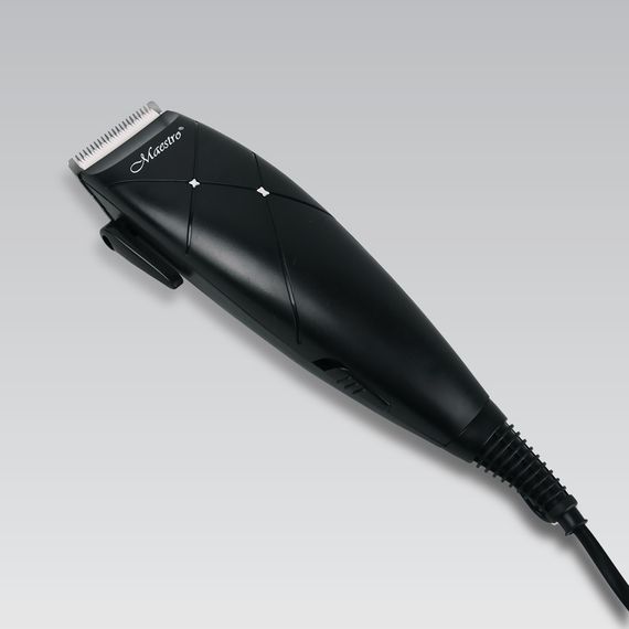 Машинка для стрижки волос Maestro MR-654C-BLACK, проводная, с насадками
