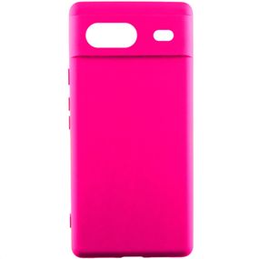 Чохол Silicone Cover Lakshmi Full Camera (AAA) для Google Pixel 8a Рожевий / Barbie pink