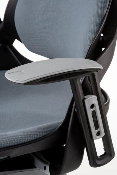 Кресло офисное Wau slatеgrеy fabric с регулировкой качания Tilt tеnsion, Tilt Lock control | Зображення 4
