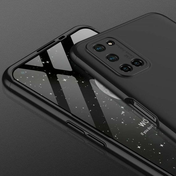 Чохол GKK 360 градусів для Oppo A52 колір Чорний | Зображення 3
