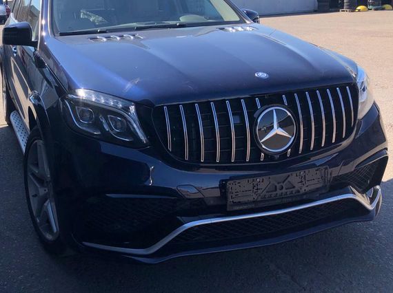 Передняя решетка GT (для GLS) для Mercedes GL/GLS сlass X166 | Зображення 1