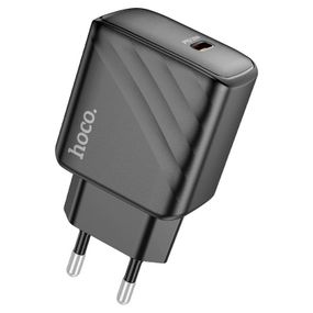 СЗУ 110-240V HOCO CS22A USB-C, 30W, Black, Box