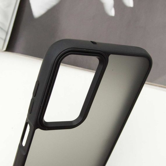 Чехол TPU+PC Lyon Frosted для Samsung Galaxy A05s Black | Зображення 3