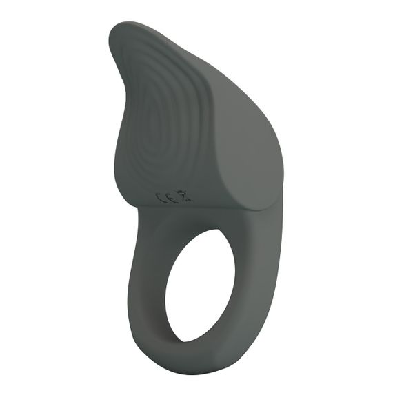 Эрекционное виброкольцо PRETTY LOVE Master Ring силиконовое, серое, 8.7 х 5 см Sex Aura | Зображення 2