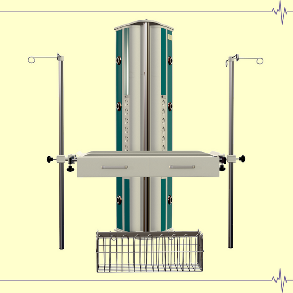 Реанімаційний модуль вертикальний подвійний