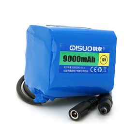 Аккумуляторная батарея литиевая QiSuo 12V 9A с элементами Li-ion 18650