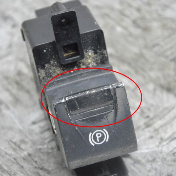 Кнопка стоянкового гальма Renault Laguna III 2007-2015 Кнопка ручного гальма Рено Лагуна 3 363210001R | Зображення 1