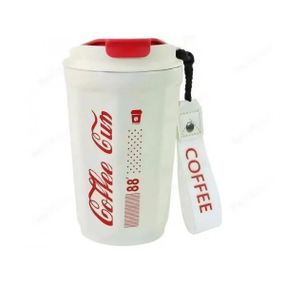 Teрмочашка 390 мл coca-cola coffee біла термочашка термокружка