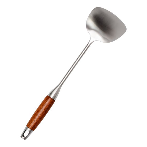 Лопатка кухонна для сковороди 38 (см) з нержавіючої сталі HP-8-44 | Зображення 1