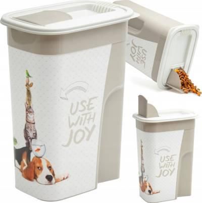 Контейнер для сухого корма Rotho Flo 4,1 л (40024) с рисунком животных | Зображення 4