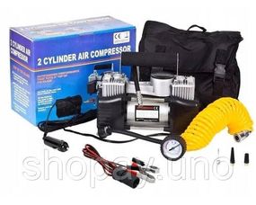 Автомобільний компресор двопоршневий Air Compressor 12V 628-4x4