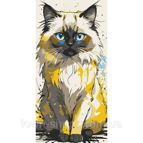 Картина по номерам "Хороший котик" 11560-AC 40х80 см