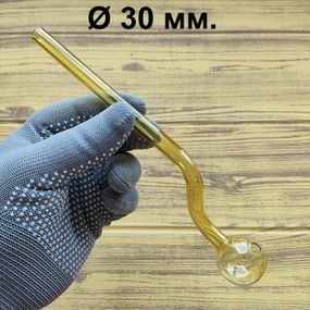 Стеклянная трубка Sherlock Ball Long Oil Yellow