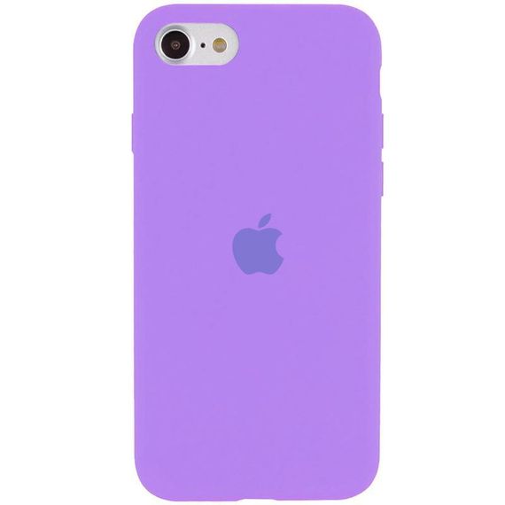 Чехол Silicone Case Full Protective (AA) для Apple iPhone SE (2020) Сиреневый / Dasheen