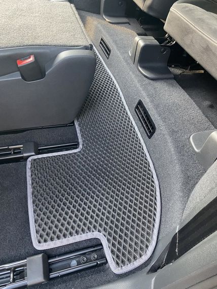 Поліуретанові килимки (3 ряди, EVA, чорні) для Volkswagen Sharan 2010-2024 рр | Зображення 9
