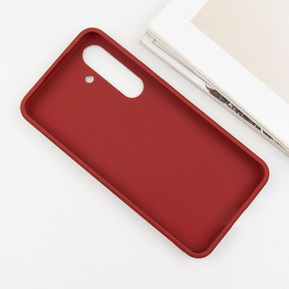 TPU чехол Bonbon Metal Style для Samsung Galaxy S24 Красный / Red | Зображення 3